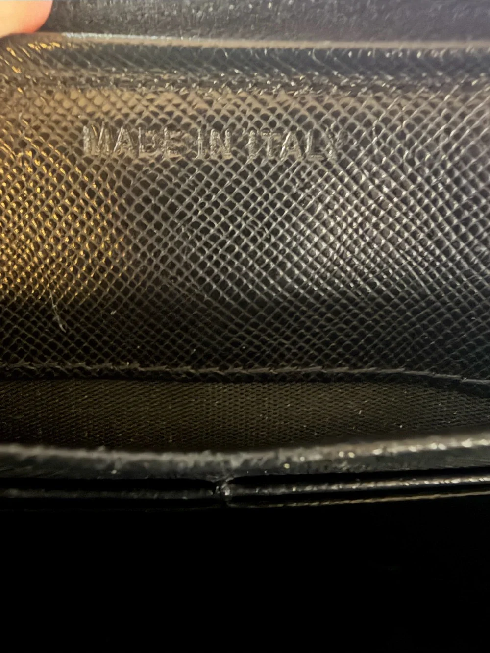 Prada Black Nylon Zip Wallet